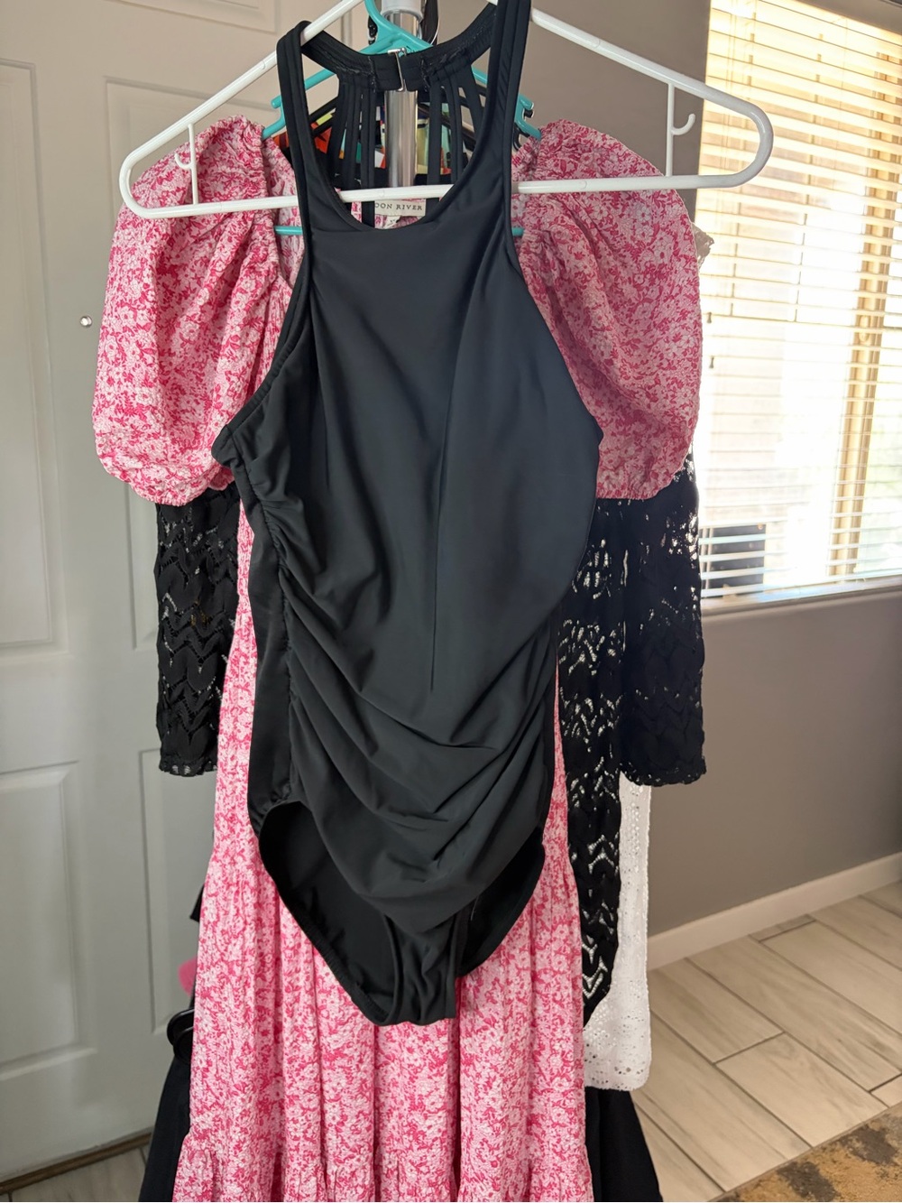Magicsuit Black High-Neck One-Piece with Side Ruching